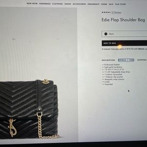 Rebecca Minkoff Edie Flap Shoulder Bag/Crossbody